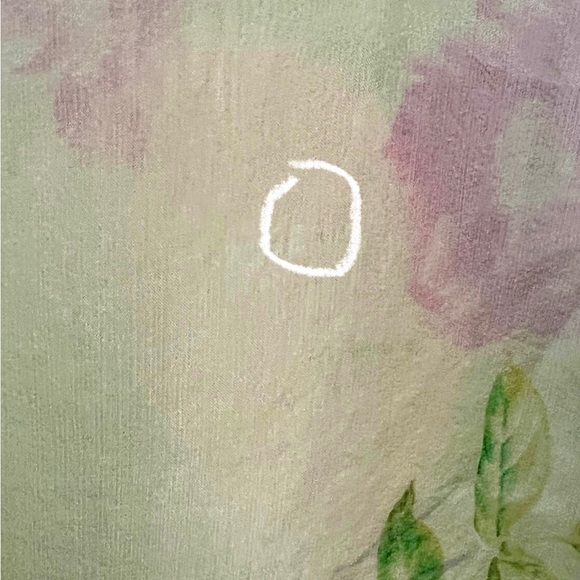 Rangoon chartreuse silk slip dress asymmetrical hem - Picture 14 of 16